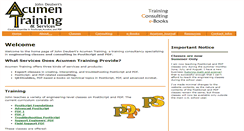 Desktop Screenshot of acumentraining.com